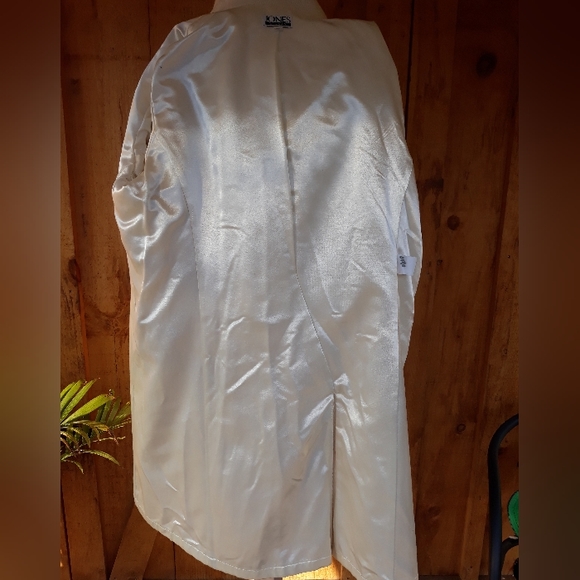 Jones Studio Cream Ivory Wool Pea Coat - Picture 8 of 14